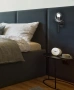Wall light ETERNA 1 E27 H30 IP44 BKCL